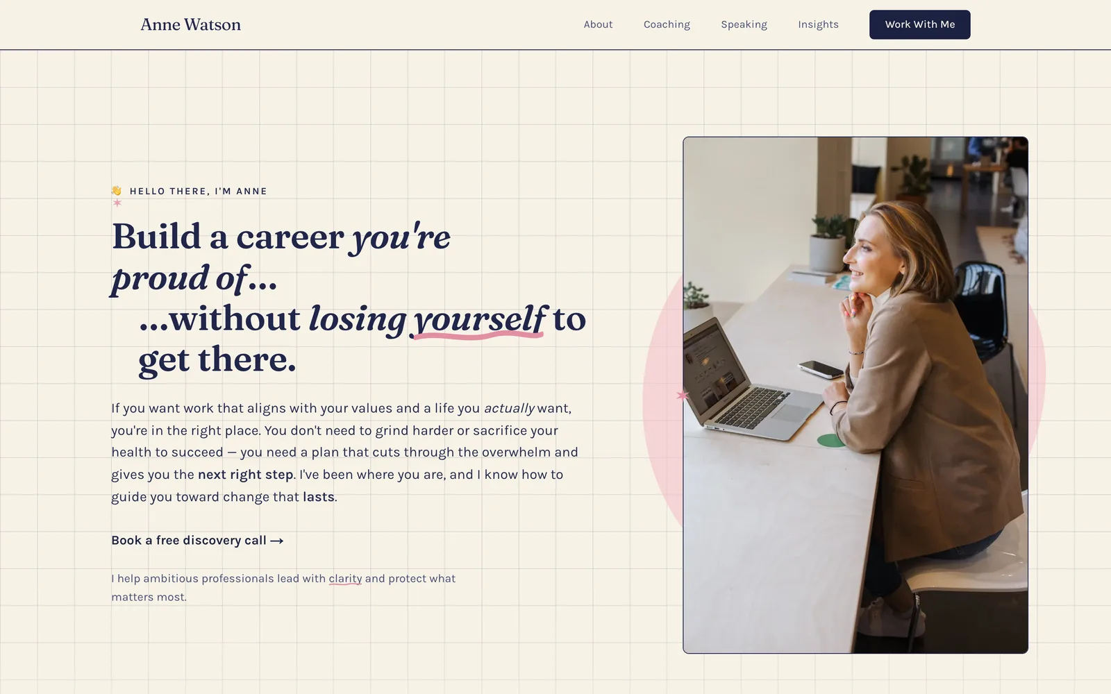 Coaching — a live site built with OhhWells